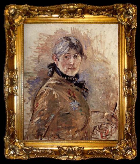 framed  Berthe Morisot Self-Portrait, ta009-2